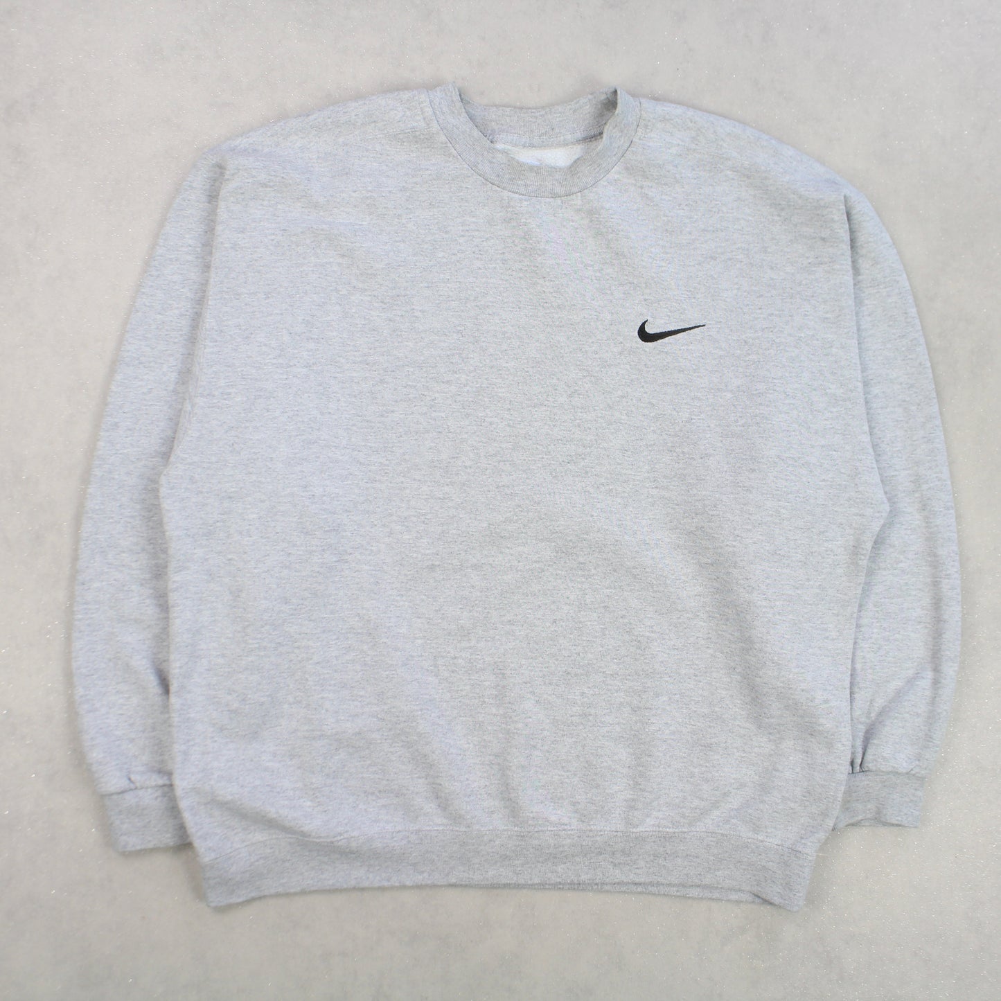 RARE Vintage 1990s Nike Sweatshirt Grey - (L)