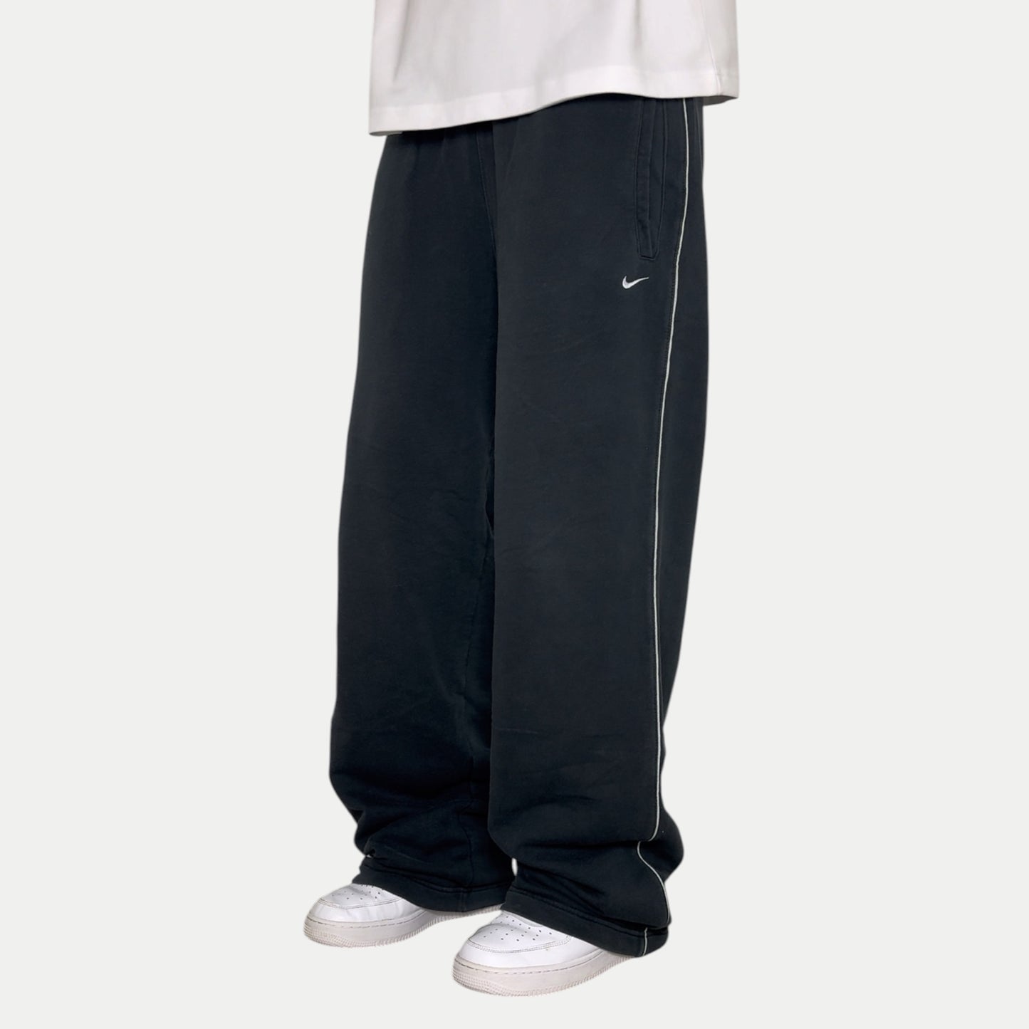RARE Années 2000 Super Baggy Nike Joggers Noir - (L) | PREMIUM