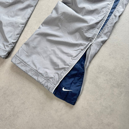 SUPER RARE 2000s Nike Trackpants Grey - (L)