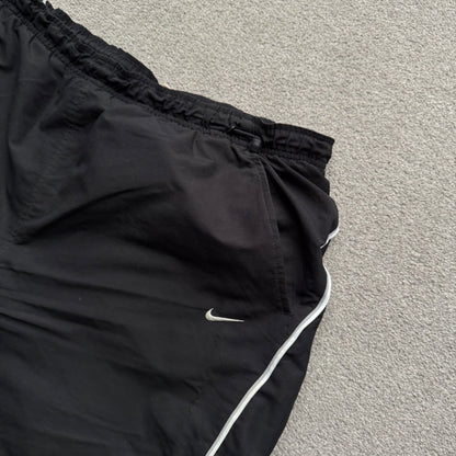 RARE 2000s Nike Trackpants Black - (XL)
