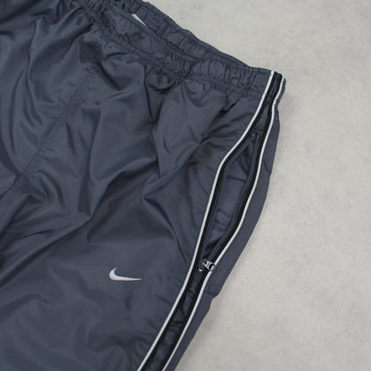 SUPER RARE 00s Nike Trackpants Grey - (S)
