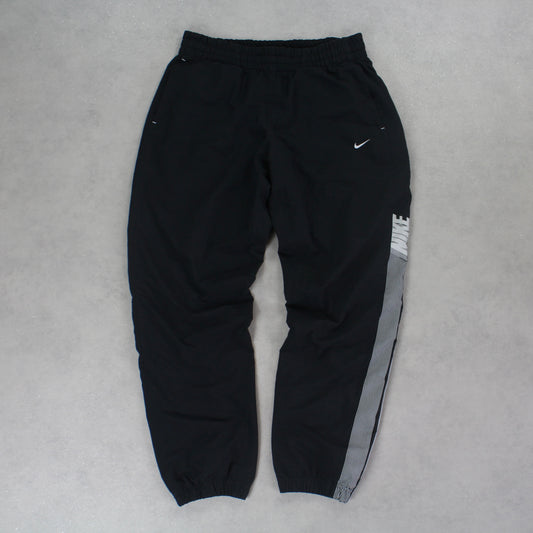 RARE 2000s Nike Trackpants Black - (L)