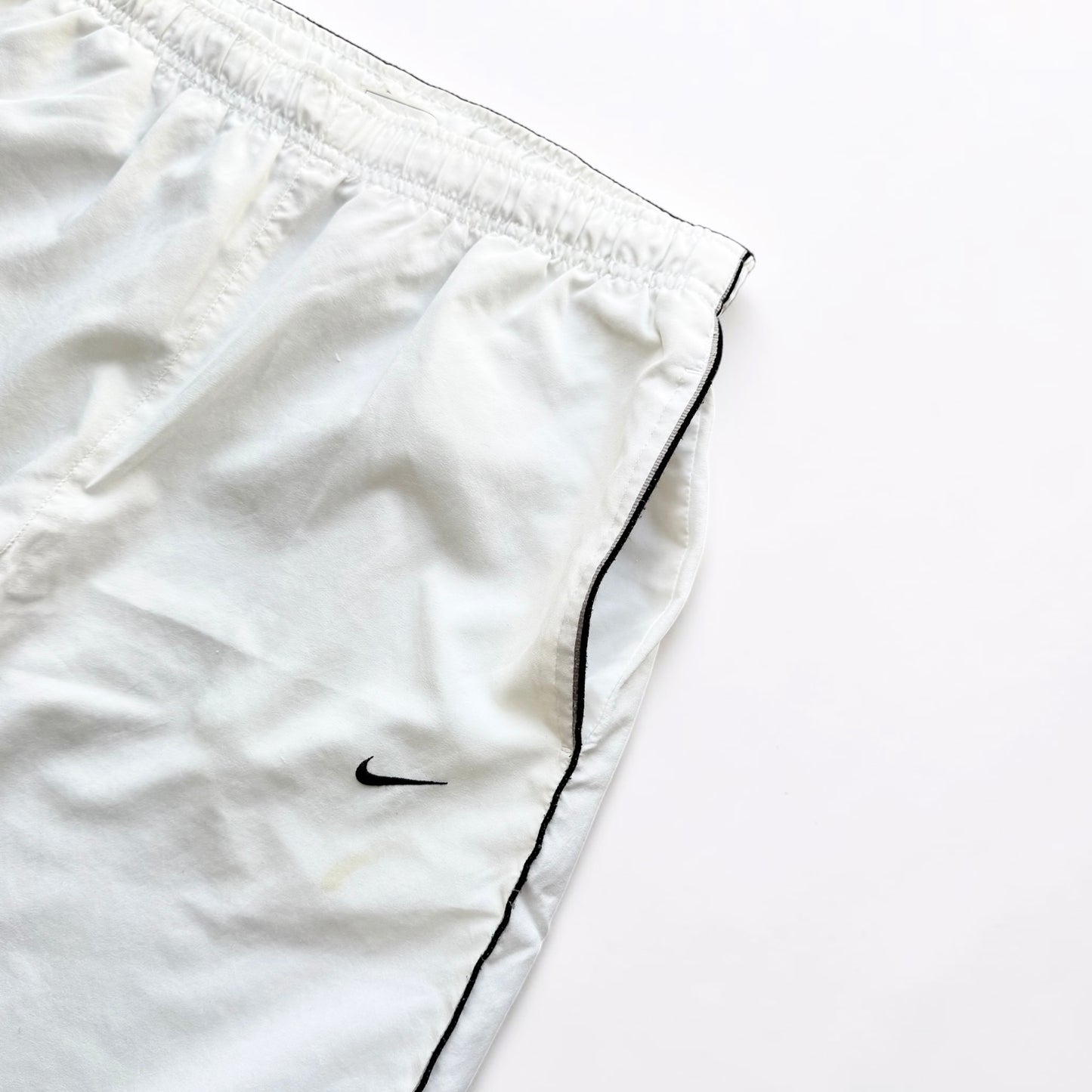 RARE 2000s Nike Trackpants White - (S)