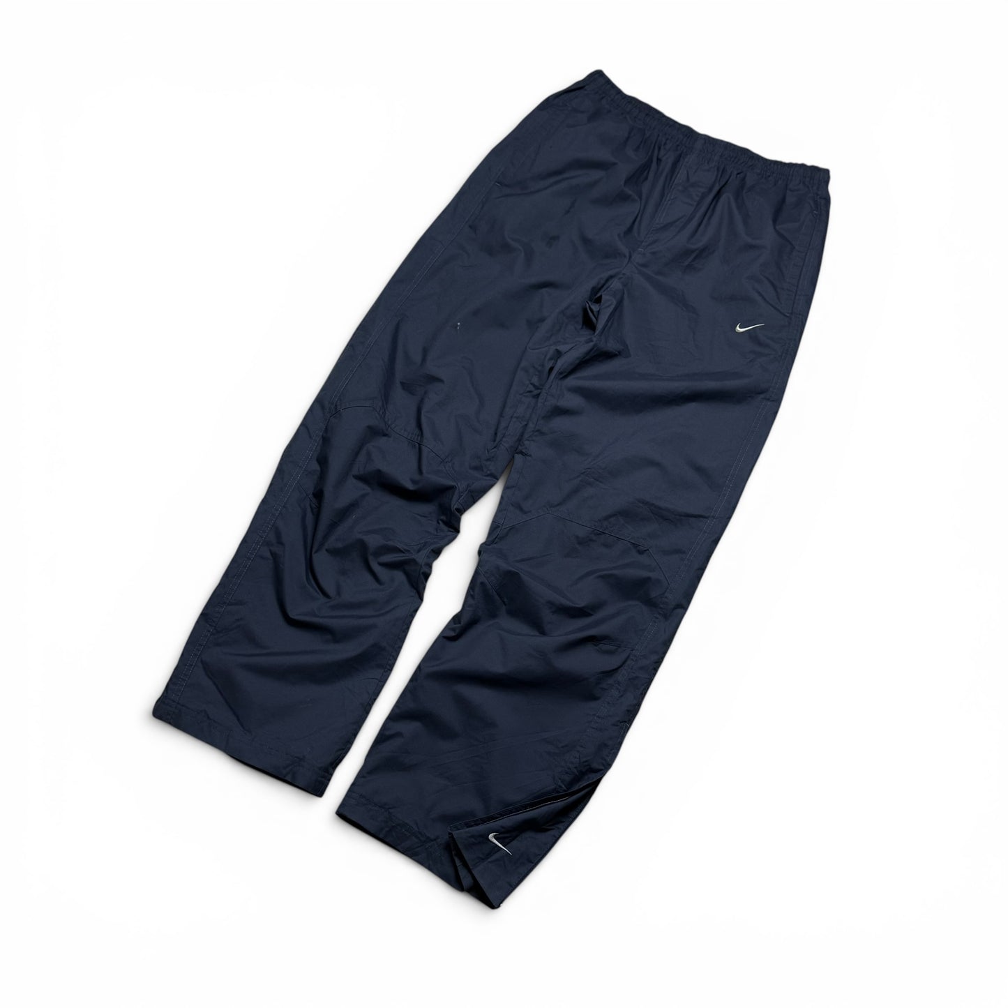 SUPER RARE 2000s Baggy Nike Trackpants Grey *PREMIUM* - (M)