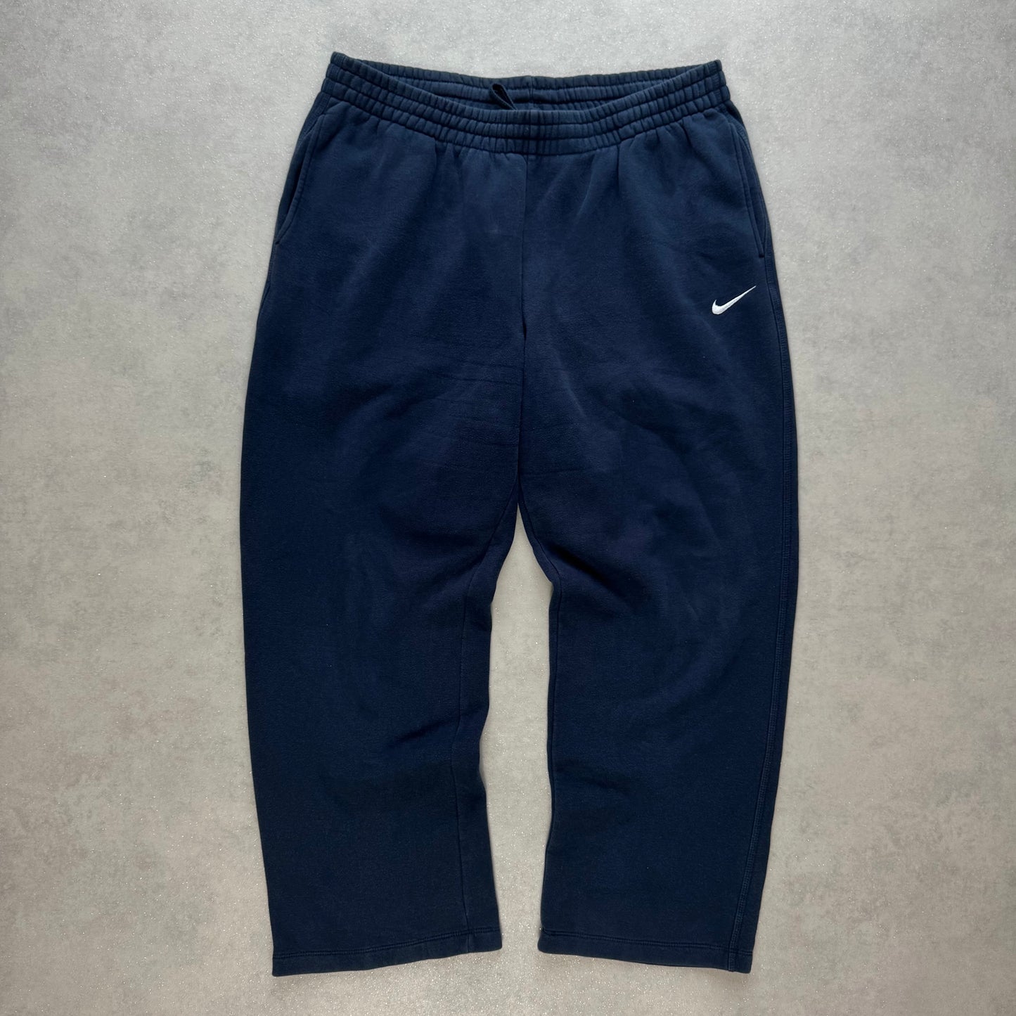 RARE 2000s Baggy Nike Joggers Navy - (XL)