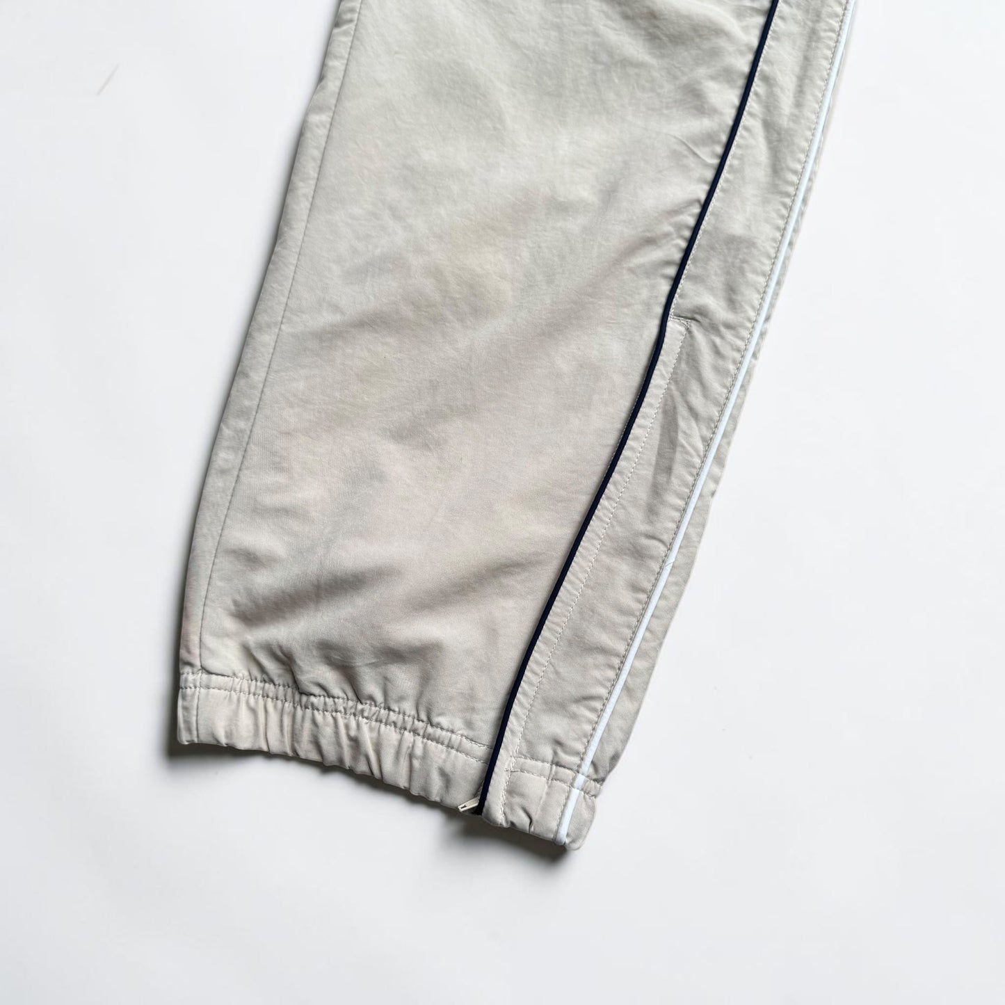 SUPER RARE 2000s Nike Trackpants Cream *PREMIUM* - (L)