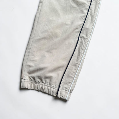 SUPER RARE 2000s Nike Trackpants Cream *PREMIUM* - (L)