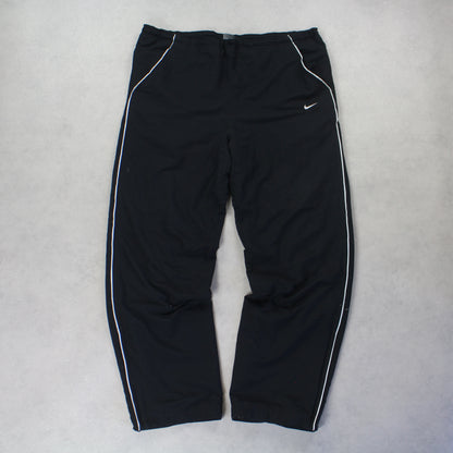 RARE 2000s Baggy Nike Trackpants Black - (L)