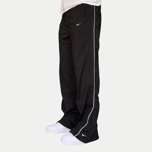 RARE 2000s Baggy Nike Trackpants Black - (M)