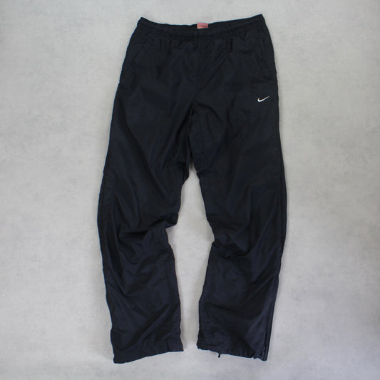 RARE 2000s Nike Trackpants Black - (M)