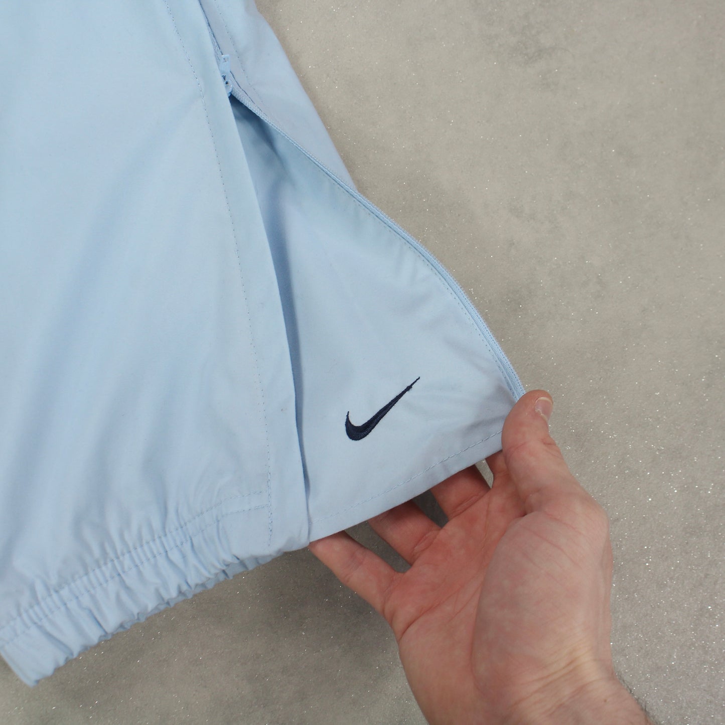 SUPER RARE 00s Nike Trackpants Blue - (M)