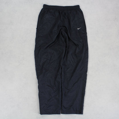 RARE Vintage 00s Nike Trackpants Black - (S)