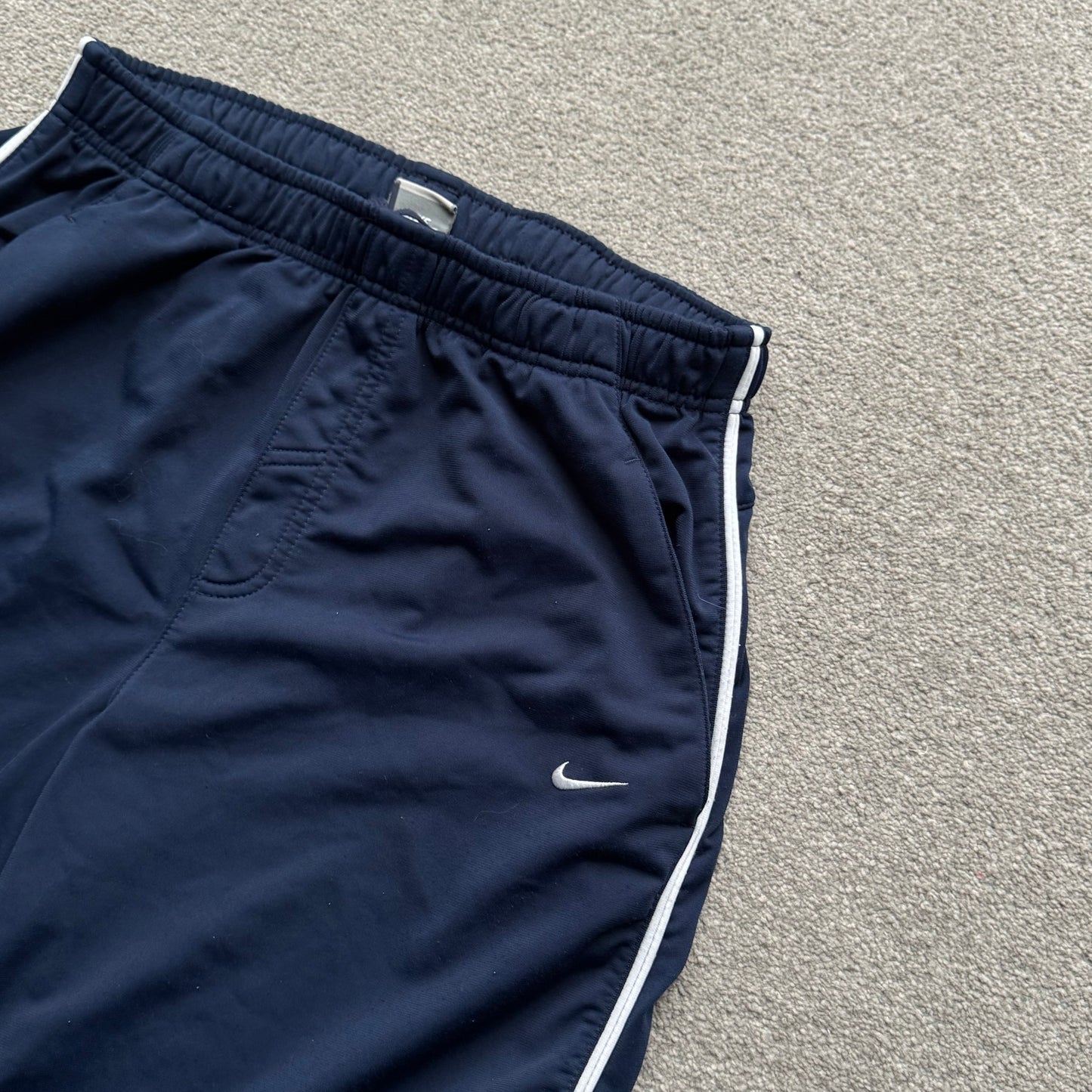 RARE 2000s Nike Trackpants Navy *PREMIUM* - (M)