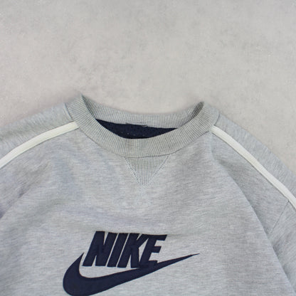 RARE 00s Nike Sweatshirt Grey - (L)