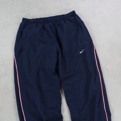 RARE 00s Nike Trackpants Navy - (M)