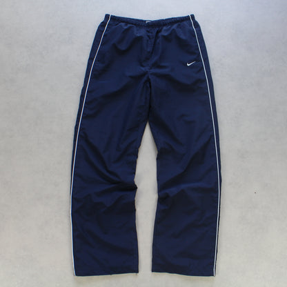 RARE 2000s Nike Trackpants Navy - (S)