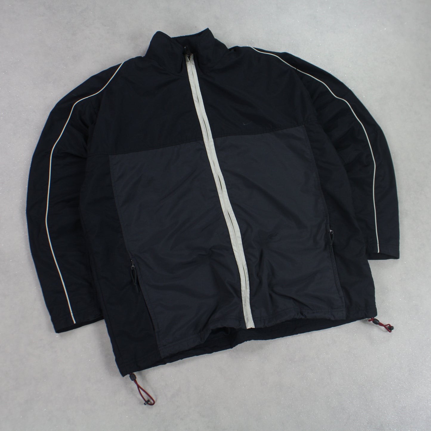 RARE 00s Nike Track Jacket Black - (L)