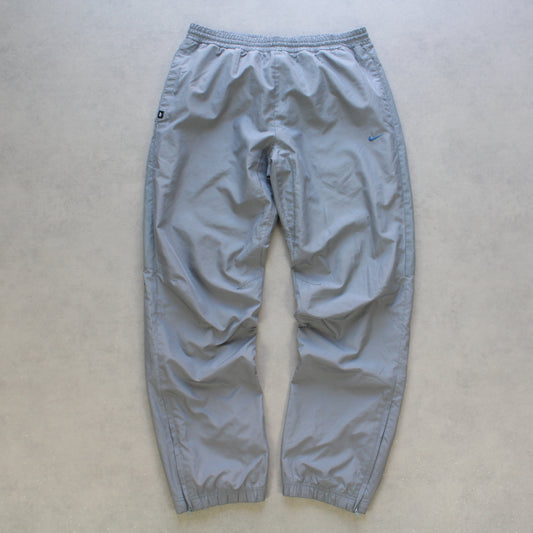 RARE 2000s Nike Trackpants Grey - (L)