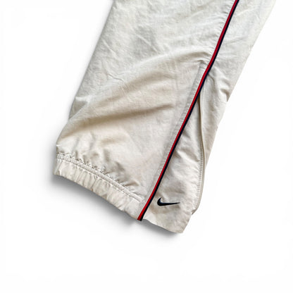 SUPER RARE 2000s Nike Trackpants Cream *PREMIUM* - (S)