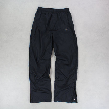 RARE 00s Nike Trackpants Black - (S)