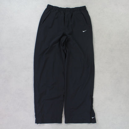 RARE 00s Nike Trackpants Grey - (M)