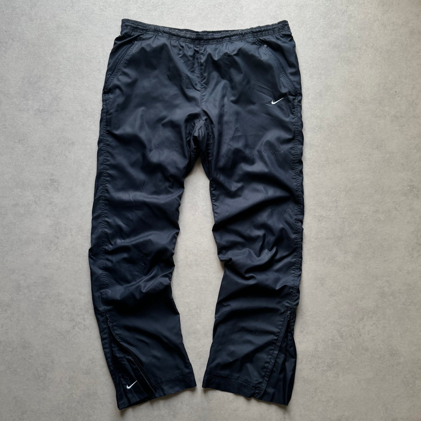RARE 2000s Nike Trackpants Navy - (XL)