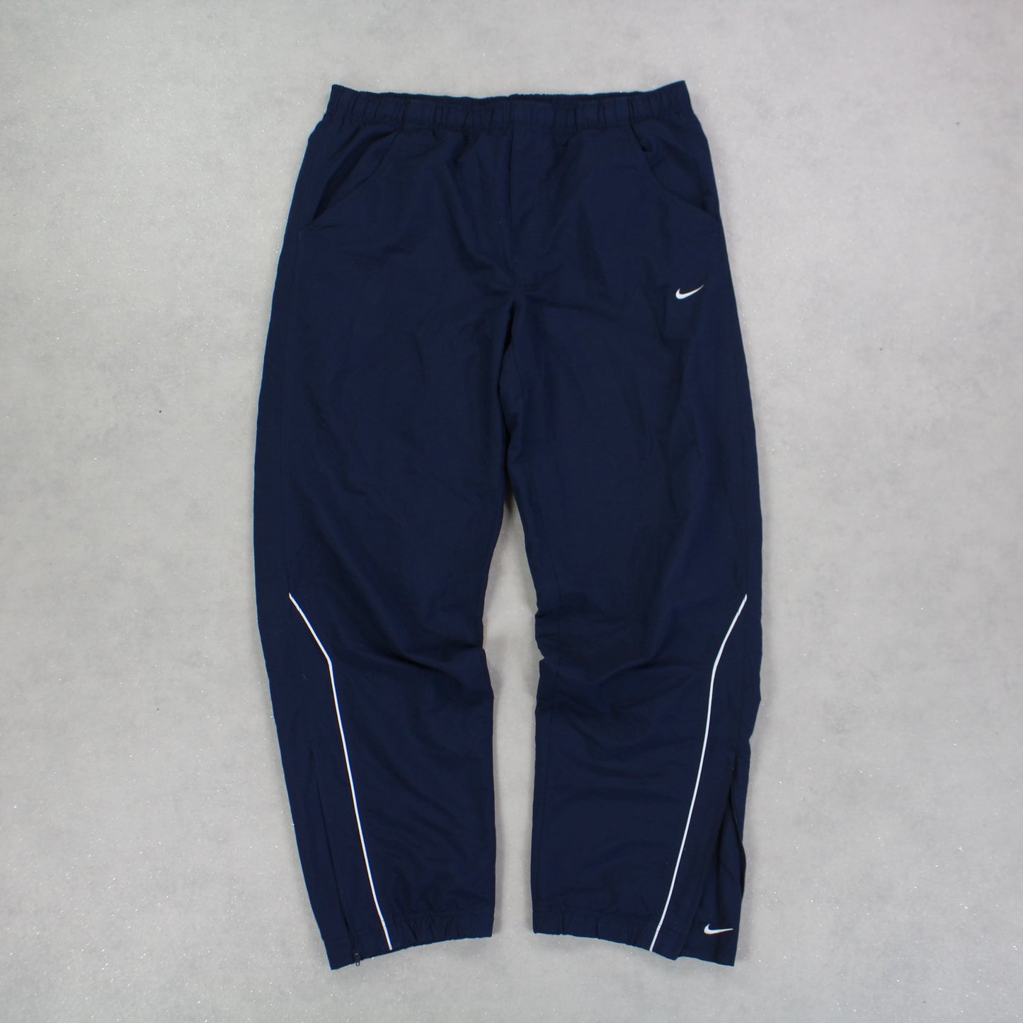 RARE 2000s Nike Trackpants Navy - (S)