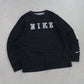 RARE 00s Nike Sweatshirt Black - (XS)