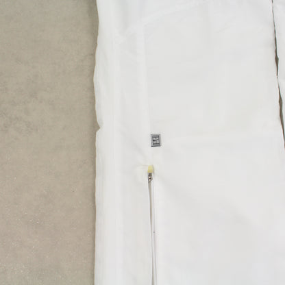 RARE 00s Womens Nike Trackpants White - (S)