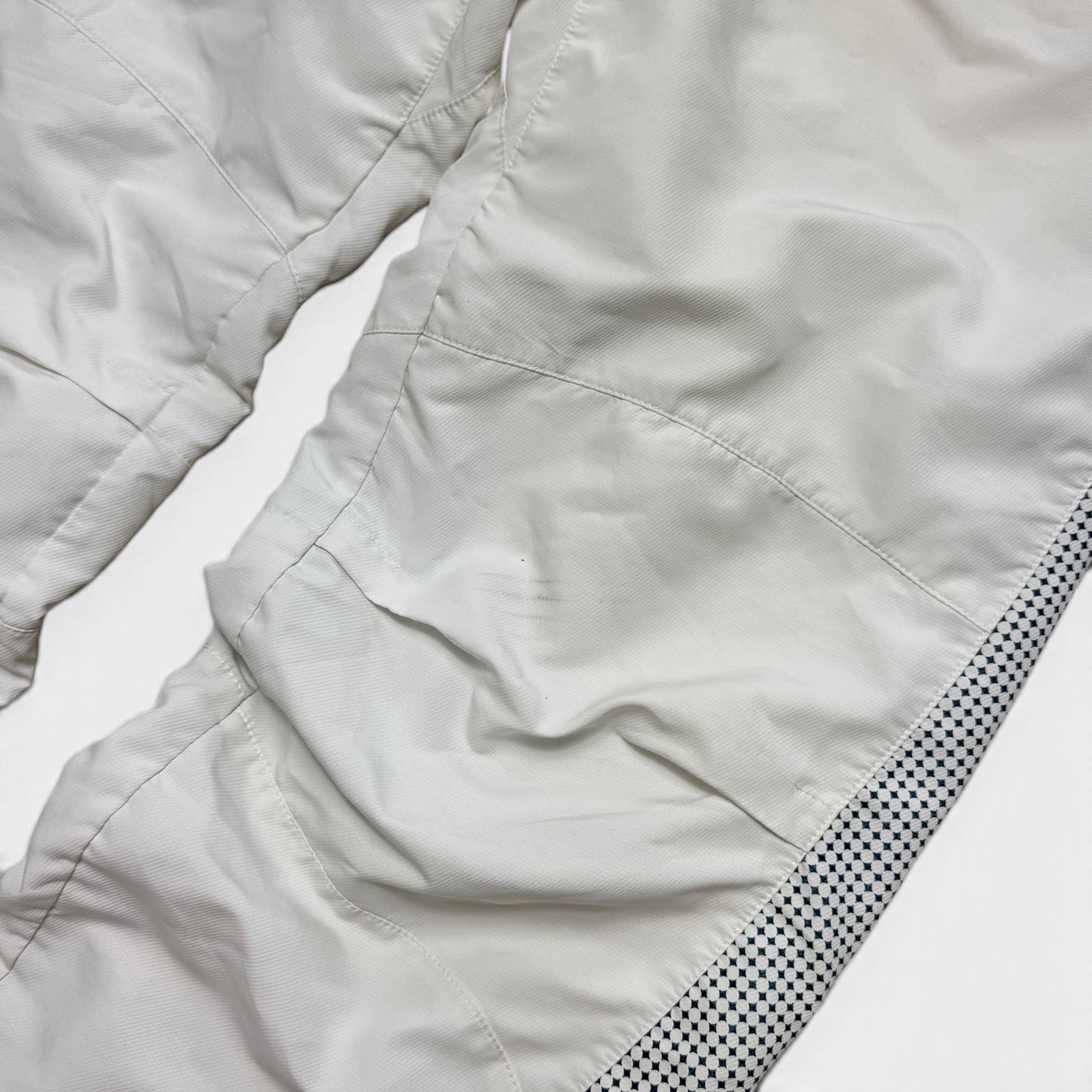 SUPER RARE 2000s Nike Trackpants White - (M)