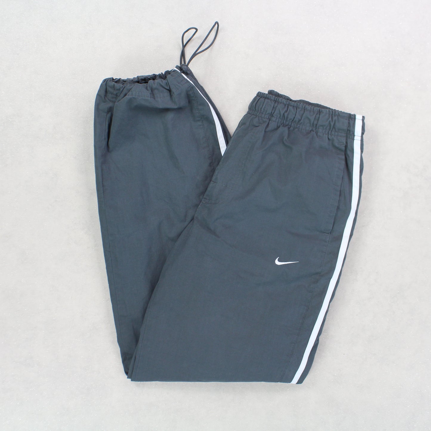 RARE Vintage 00s Nike Trackpants Grey - (S)