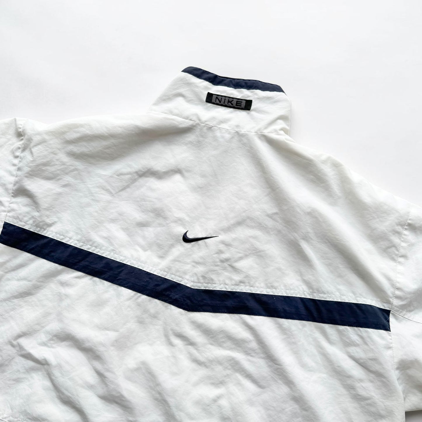RARE 1990s Nike Track Jacket White - (L)