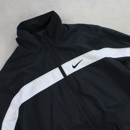 RARE Nike Track Jacket Black - (XS)