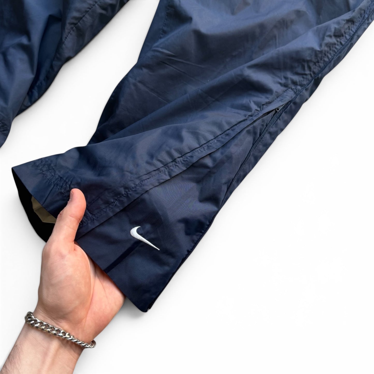 RARE 2000s Nike Trackpants Navy - (S)