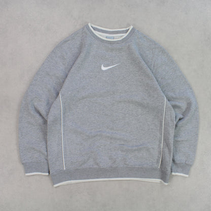 RARE 00s Nike Sweatshirt Grey - (L)