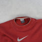 RARE Vintage 00s Nike Swoosh Sweatshirt Burgundy - (S)