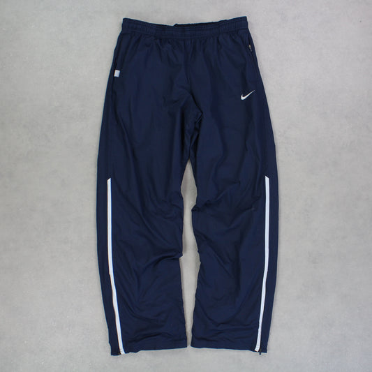 RARE 00s Baggy Nike Trackpants Navy - (M)