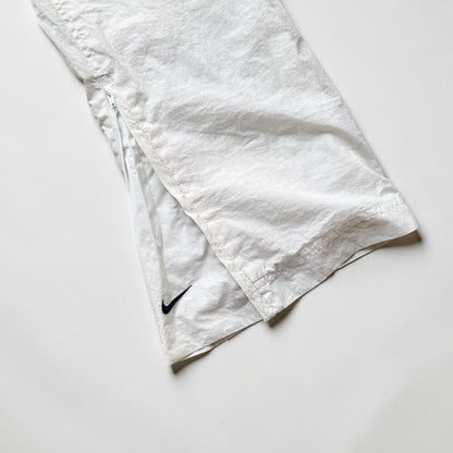 SUPER RARE 2000s Nike Trackpants White *PREMIUM* - (S)