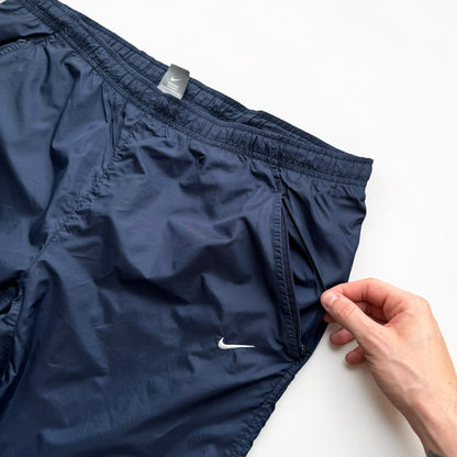 SUPER RARE 2000s Nike Trackpants Navy - (L)