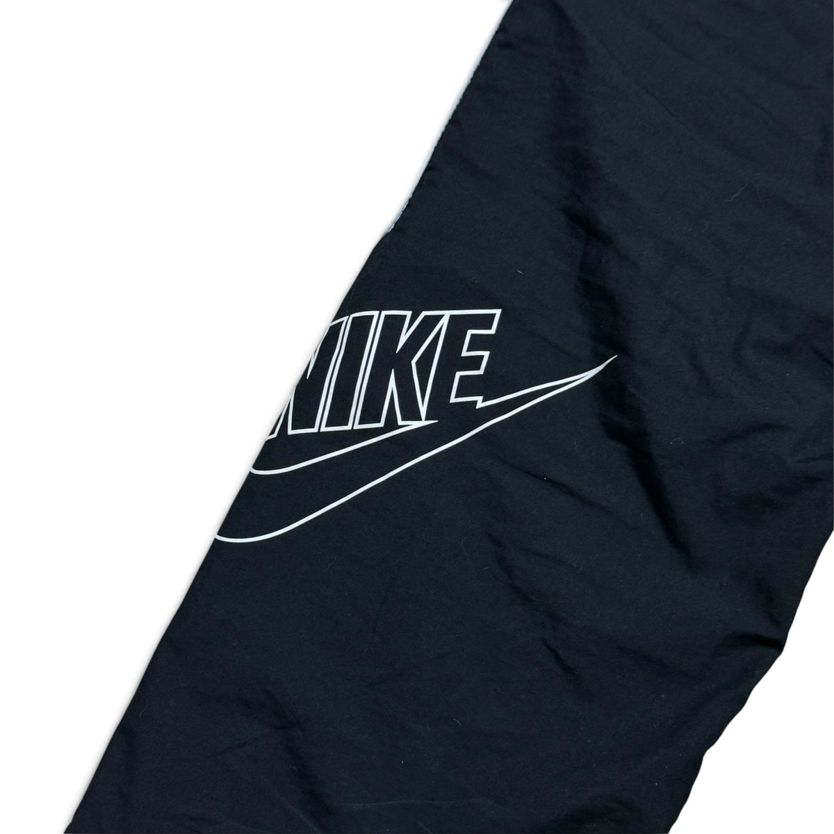 RARE 2000s Baggy Nike Trackpants Black - (XL)