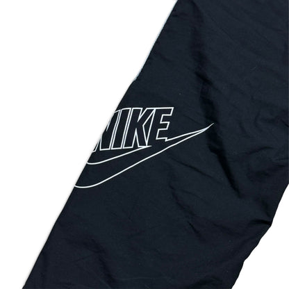 RARE 2000s Baggy Nike Trackpants Black - (XL)