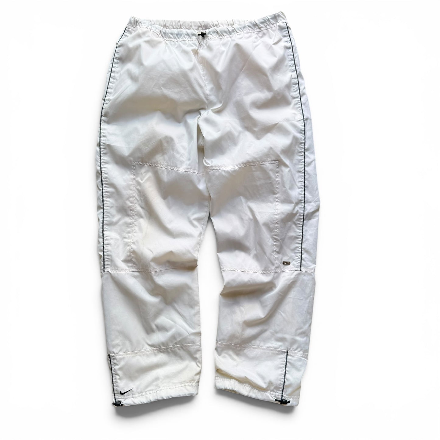 RARE 1990s Nike Trackpants White - (XL)