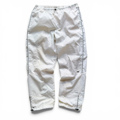 RARE 1990s Nike Trackpants White - (XL)
