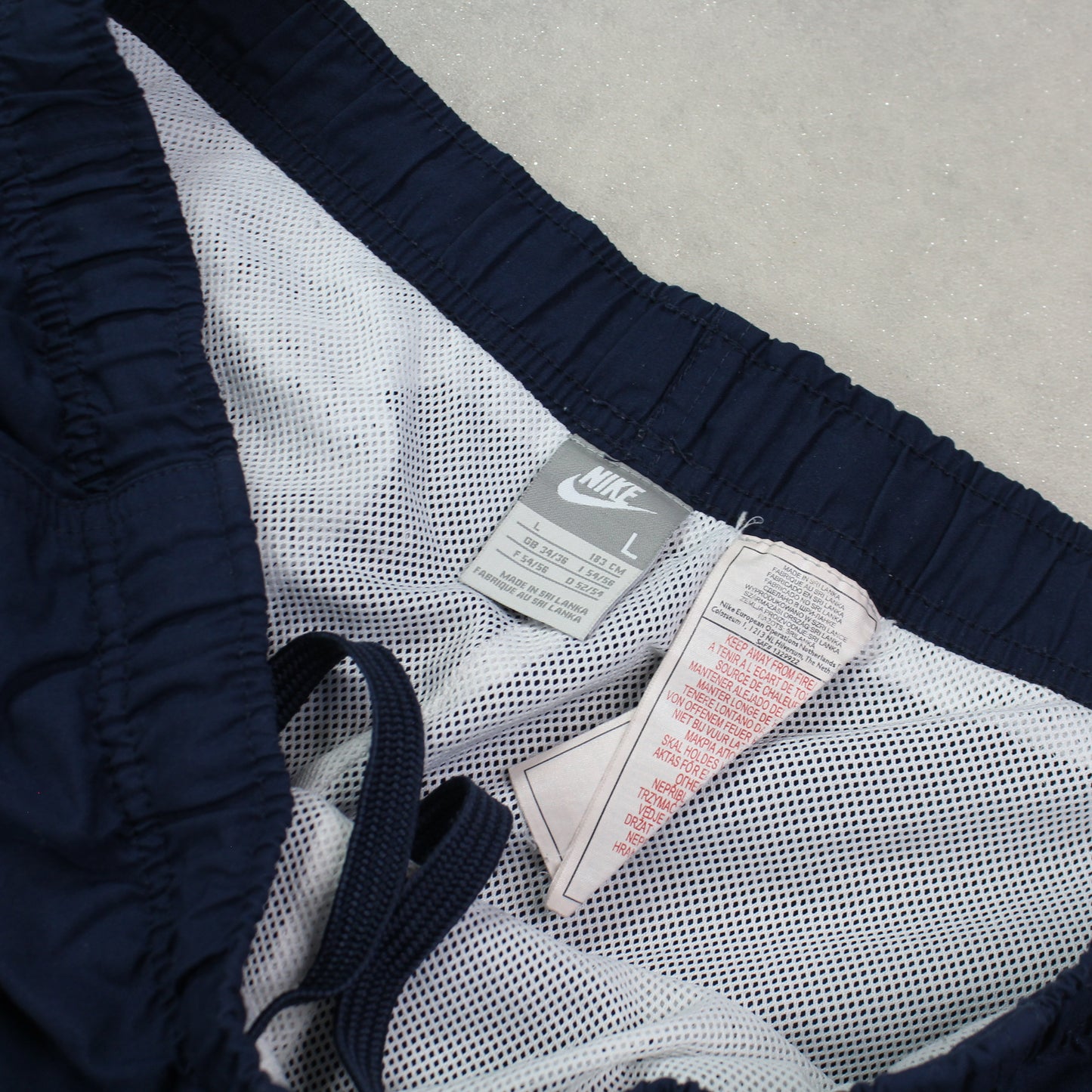 RARE 2000s Nike Trackpants Navy - (L)