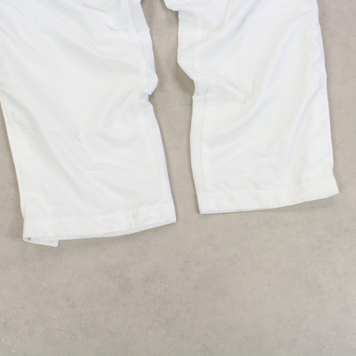 RARE 00s Nike Baggy Trackpants White - (XL)