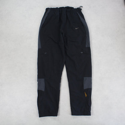 SUPER RARE Vintage 00s Nike Trackpants Black - (M/L)