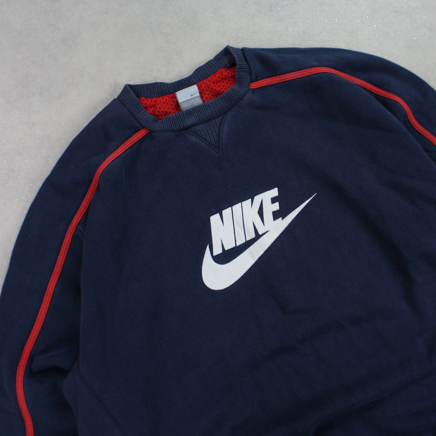 RARE 00s Nike Sweatshirt Navy - (XL)