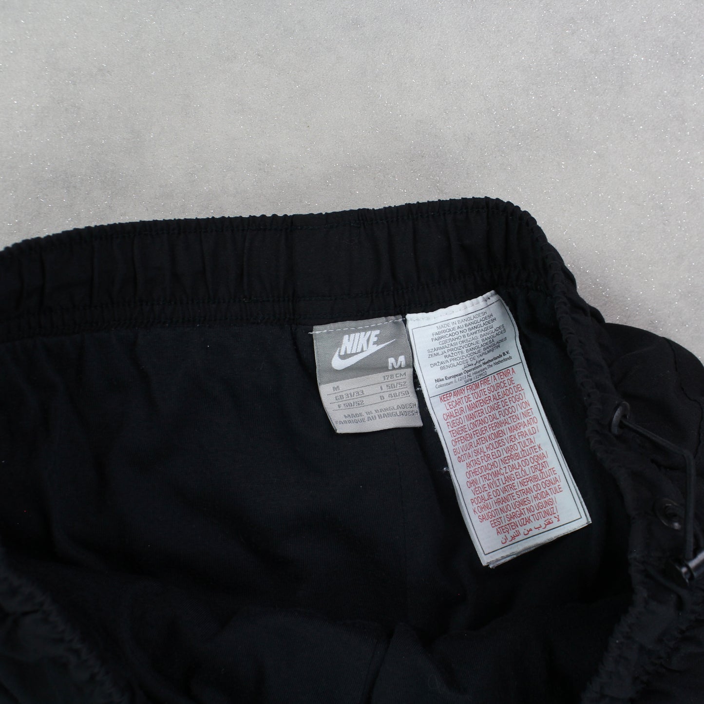 RARE 00s Nike Trackpants Black - (M)