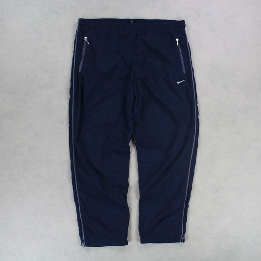 RARE 00s Nike Trackpants Navy - (M)