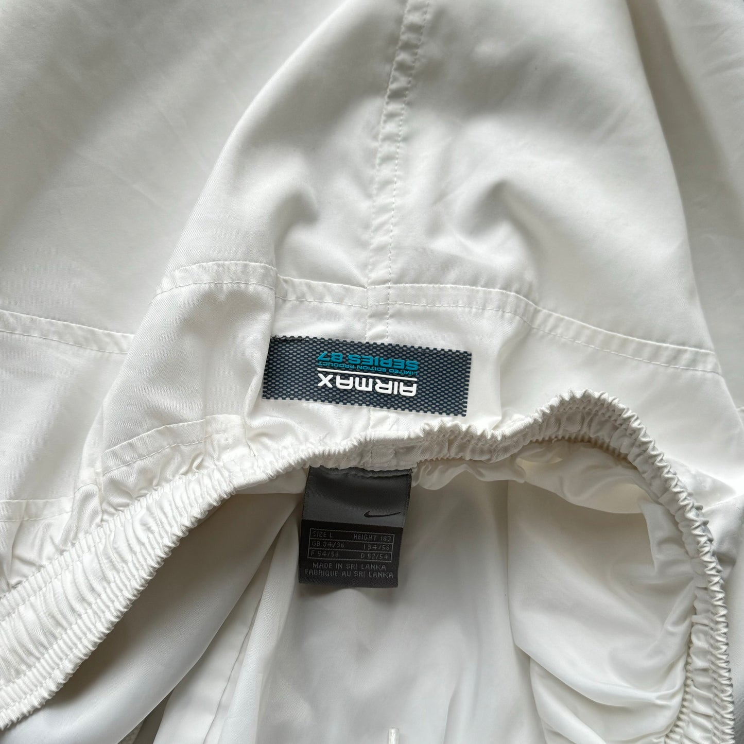 RARE 2000s Nike Air Max Trackpants White - (M)